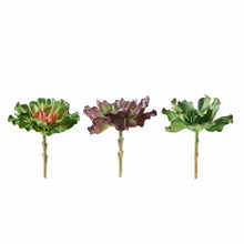 Load image into Gallery viewer, Set of 3 | 6" Wavy Kalanchoe Decorative Artificial Plants