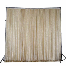 Load image into Gallery viewer, 20ft x 10ft Grand Duchess Sequin Backdrop - Champagne