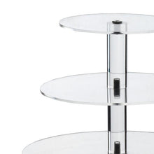 Load image into Gallery viewer, 5 Tier Heavy Duty Acrylic Glass Cupcake Dessert Stand For Birthday Wedding Party