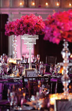 Load image into Gallery viewer, Stunning Metal Votive Tealight Crystal Candle Holder Wedding Centerpiece - 11.5"