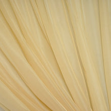 Load image into Gallery viewer, 10FT Fire Retardant Champagne Sheer Curtain Panel Backdrops Window Treatment With Rod Pockets - Premium Collection