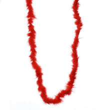 Load image into Gallery viewer, Deluxe Marabou Ostrich Feather Boa-Red-2 Yards