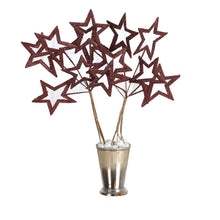 Load image into Gallery viewer, 6 x Fairy Godmother’s Glittered 6-star Wand - Chocolate