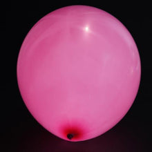 Load image into Gallery viewer, 12" LED LIGHT UP THE NIGHT Latex Balloons 10/pk - White/Fushia