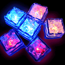 Load image into Gallery viewer, Automatic Submersible Waterproof LED Ice Cubes RGB for Vase Wedding Party Fish Tank -Assorted-12pcs