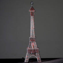 Load image into Gallery viewer, 39" Color Changing LED Metal Eiffel Tower Wedding Event Party Columns - 1PCS