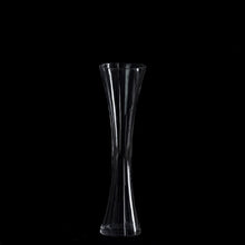 Load image into Gallery viewer, 12" Tall Clear Hourglass Shaped Floral Centerpiece Vase Wedding Party Decoration - 12 PCS