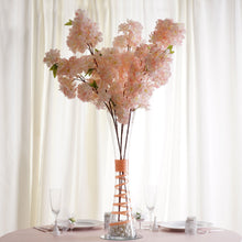 Load image into Gallery viewer, 24" Tall Clear Hourglass Shaped Floral Centerpiece Vase Wedding Party Decoration - 6 PCS
