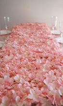 Load image into Gallery viewer, Hydrangea Artificial Flower Wall Mat Panel - Blush - 4 panels
