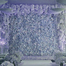 Load image into Gallery viewer, Hydrangea Artificial Flower Wall Mat Panel - Blue - 4 panels
