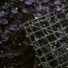 Load image into Gallery viewer, Hydrangea Artificial Flower Wall Mat Panel - Black - 4 panels
