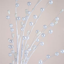 Load image into Gallery viewer, 6 White Paradise Pearl Spray Stems Wedding Vase Table Craft DIY Decoration
