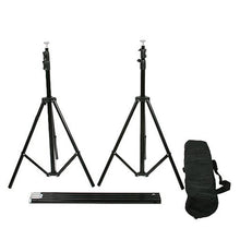 Load image into Gallery viewer, 6.5ft x10ft Adjustable Heavy Duty Pipe and Drape Kit Wedding Photography Backdrop Stand
