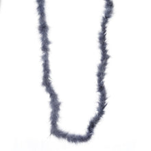 Load image into Gallery viewer, Deluxe Marabou Ostrich Feather Boa-Charcoal Pewter-2 Yards
