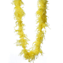 Load image into Gallery viewer, Lush Chandelle Turkey Boas - Lemon Yellow 2 Yards
