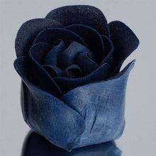 Load image into Gallery viewer, Scented Rose Soap Gift Box - Navy Blue
