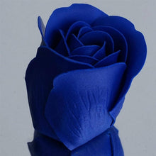 Load image into Gallery viewer, Scented Rose Soap Gift Box - Royal Blue

