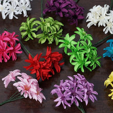 Load image into Gallery viewer, 72 Poly Sage Hybrid Paper Craft Lily Flowers Corsage and Boutonniere Wedding Home Craft Decor
