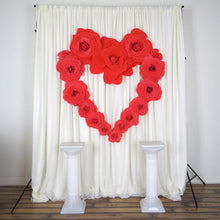 Load image into Gallery viewer, 20" Large Foam Rose Backdrop Wall Decor - White - 2 pcs
