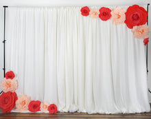 Load image into Gallery viewer, 24" Large Foam Rose Backdrop Wall Decor - White - 2 pcs
