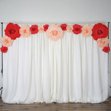 Load image into Gallery viewer, 8" Large Foam Rose Backdrop Wall Decor - Red - 6 pcs
