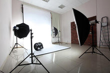 Load image into Gallery viewer, Photography Photo Portrait Studio 600W Day Light Black/Silver Umbrella Continuous Lighting Kit
