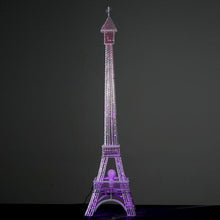 Load image into Gallery viewer, 57" Color Changing LED Metal Eiffel Tower Wedding Event Party Columns - 1PCS

