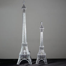 Load image into Gallery viewer, 39" Color Changing LED Metal Eiffel Tower Wedding Event Party Columns - 1PCS
