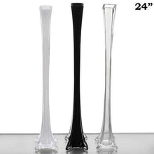 Load image into Gallery viewer, 24" Clear Eiffel Tower Vases-12pc
